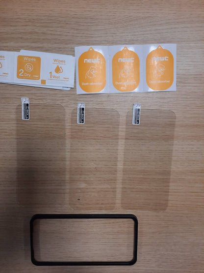 269624 - NEW'C Mbrojtës Ekrani prej Xhami të Temperuar me 3 copë për iPhone 17, 17 Pro, 16 Pro (6.3") - Mbrojtje nga Gërvishtjet