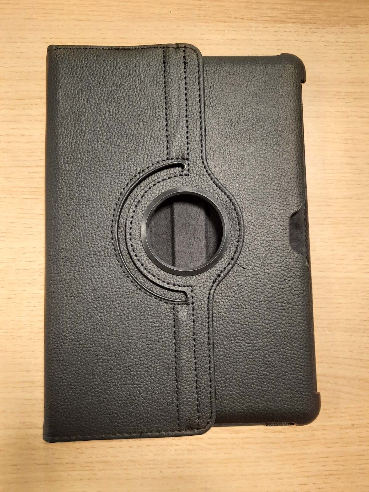 269678 - EBESTSTAR MBROJTËSE PËR SAMSUNG GALAXY TAB 2 10.1 GT-P5110 P5100 / MBROJTËSE QË RROTULLOHET 360° / MBULESË MBROJTËSE PREJ LËKURE PU / E ZEZË