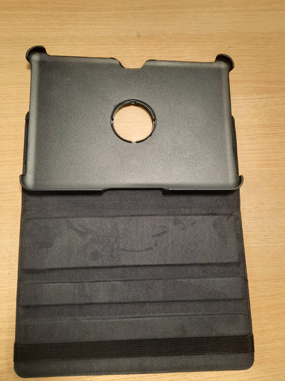 269678 - EBESTSTAR MBROJTËSE PËR SAMSUNG GALAXY TAB 2 10.1 GT-P5110 P5100 / MBROJTËSE QË RROTULLOHET 360° / MBULESË MBROJTËSE PREJ LËKURE PU / E ZEZË