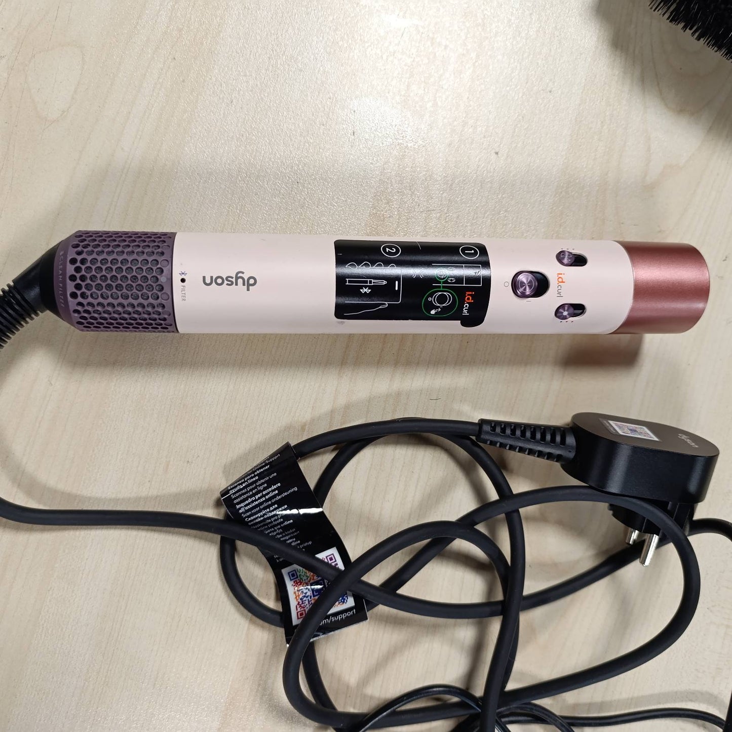 271001 - DYSON Tharëse flokësh Airwrap id™ Styler, e drejtë dhe me onde, Rozë qeramike/ar rozë