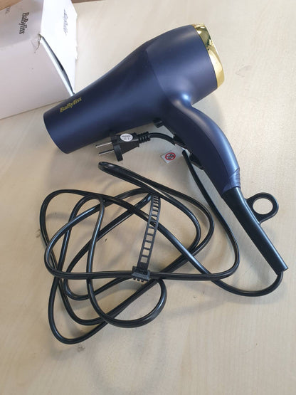 271178 - BABYLISS Tharëse flokësh Midnight Luxe, 2300W, Funksion jonik, 3 cilësime nxehtësie, 2 shpejtësi, Blu, model 5781PE