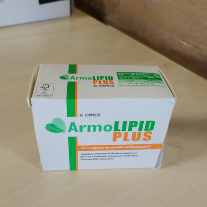 271183 - ARMOLIPID Plus - 90 tableta, shtesë ushqimore me Berberis Aristata, oriz të kuq të fermentuar, acid folik, polikozanole, koenzimë Q10 dhe astaksantinë
