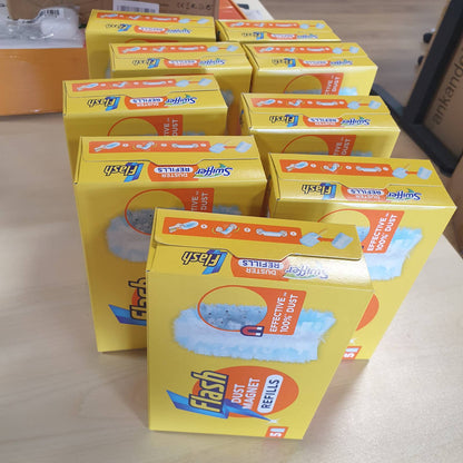 271210 - SWIFFER Mbajtëse pluhuri Duster, 45 fshesa pluhuri, Kap dhe bllokon pluhurin dhe papastërtinë, Format Giga