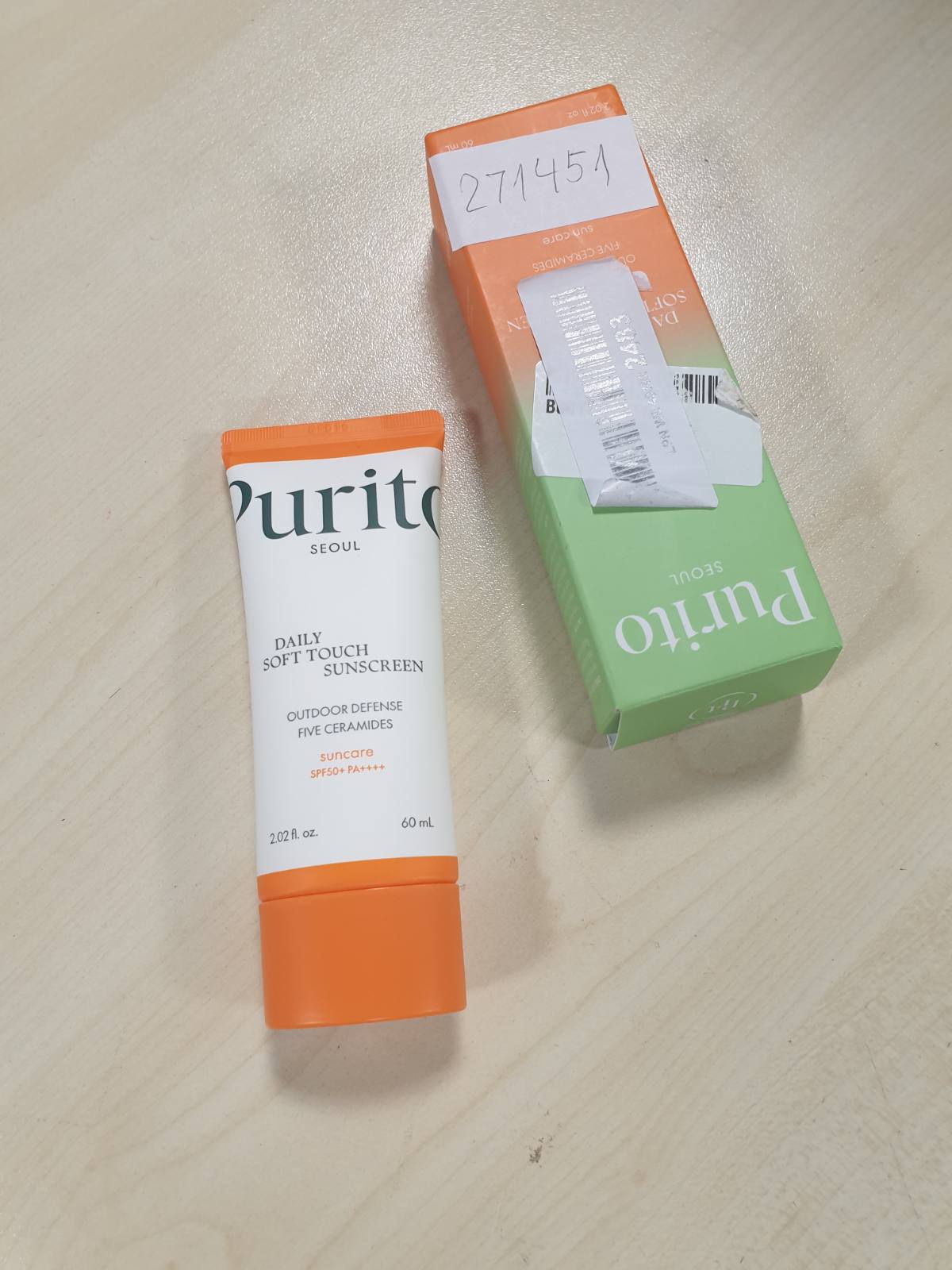 271451 - Purito Krem dielli për prekje të butë çdo ditë 60 ml