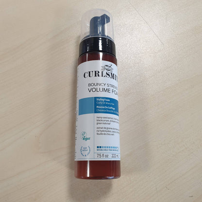 271536 - CURLSMITH Shkumë voluminoze dhe elastike për flokë kaçurrela, 222 ml