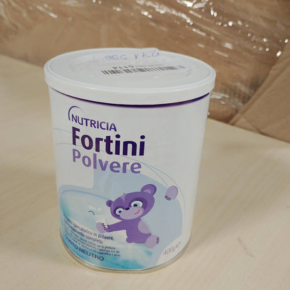 271596 - NUTRICIA FORTINI - Pluhur, Shtesë me kalori të larta, 400g, për zhvillimin dhe rritjen e fëmijëve pas një viti, Shije neutrale