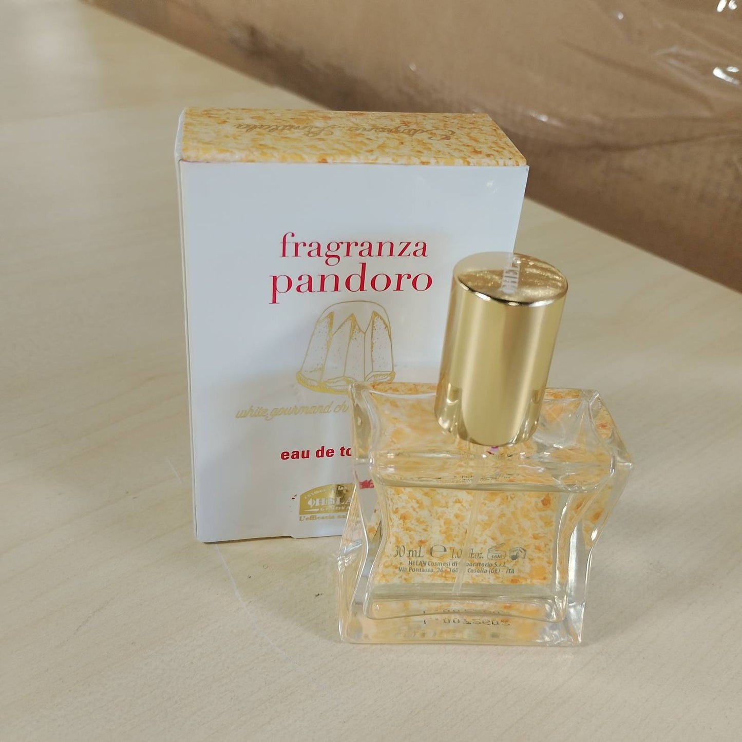 271711 - HELAN Fragrance Pandoro - Parfum për Femra Eau de Toilette, 30 ml, me nota të ëmbla vaniljeje, sheqer pluhur dhe limoni, prodhuar në Itali