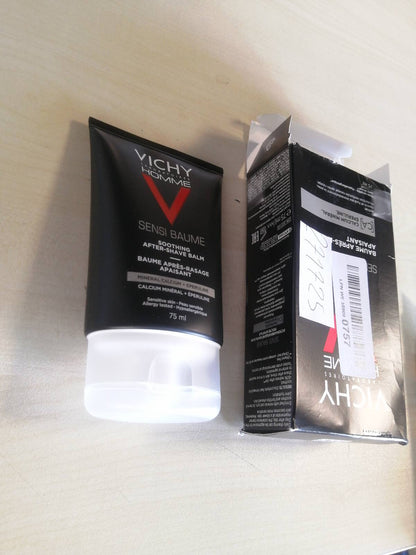 271725 - VICHY - Sensi-Baume, Balsam qetësues pas rroje për burra, Kujdes 24-orësh, Balsam mjekre i pasuruar me kalcium
