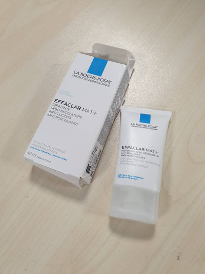 271844 - LA ROCHE-POSAY - Krem hidratues matues Effaclar Mat, 40 ml, për lëkurë të yndyrshme dhe të prirur ndaj akneve, me LHA dhe ujë termal