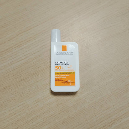271864 - LA ROCHE-POSAY Lëng mbrojtës nga dielli për fytyrën, SPF 50+, 50 ml, për lëkurë të ndjeshme dhe alergjike, me filtër UV Mexoryl 400, Anthelios Invisible Fluid UVMune 400