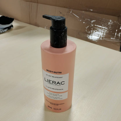 271972 - Lierac Qumësht trupi hidratues ushqyes Body-Nutri me gjalpë shea dhe niacinamide, për lëkurë të ndjeshme, 400 ml