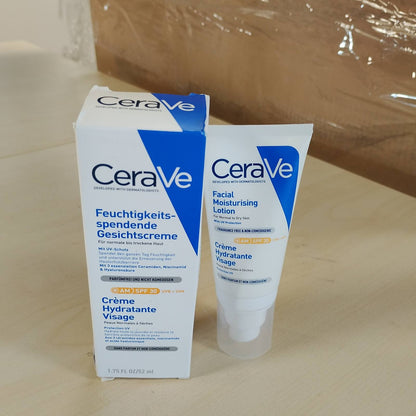 272013 - CERAVE Krem hidratues për fytyrën SPF 30, për lëkurë normale deri të thatë, hidratim i thellë, 52 ml