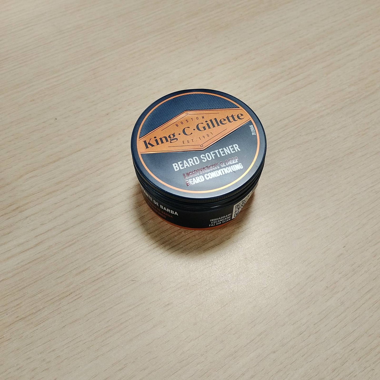 272022 - KING C. GILLETTE Balsam për Mjekër, Shishe 100 ml, Me Gjalpë Kakaoje