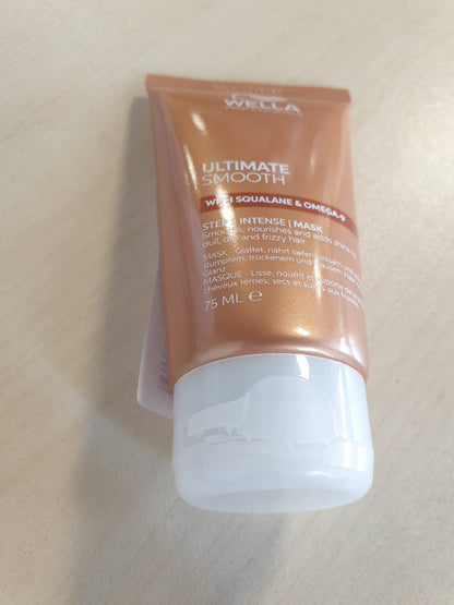 272088 - Wella Professionals Maskë për ristrukturimin e flokëve Ultimate Smooth 75 ml - Maskë flokësh me Squalane dhe Omega 9, për flokë të thatë, të zbehtë dhe të çrregullt