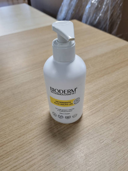 272114 - Bioderm | Pastrues S 1.5% Sulfur, Pastrues për fytyrën dhe trupin, 300 ml me dozator