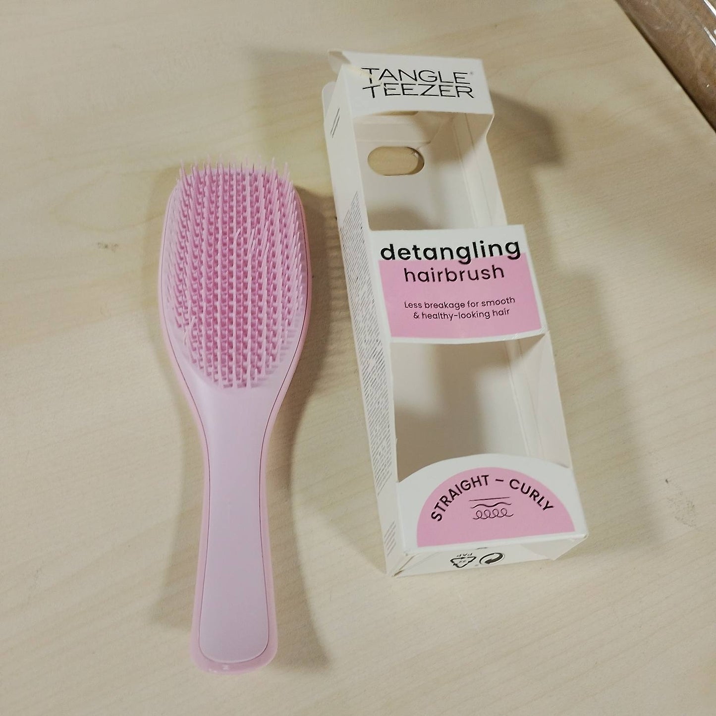 272176 - TANGLE TEEZER Ultimate Detangler, Zbërthen flokët e lagur dhe të thatë, Dizajn me qime të dyfishta, Rozë e Kuqërremtë