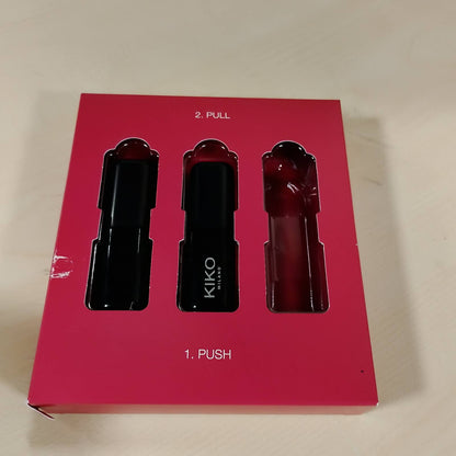 272188 - KIKO MILANO Smart Fusion Lip Set 03, set buzësh me 3 buzëkuq