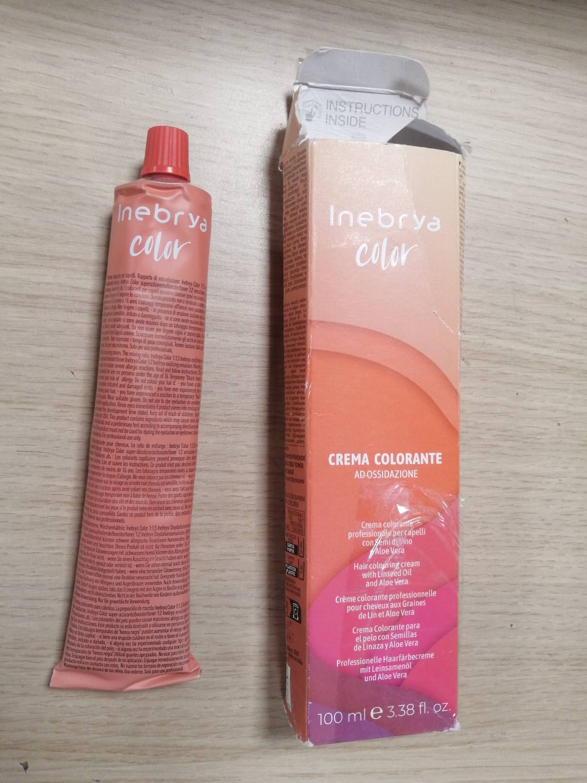 272406 - Krem Profesional për Ngjyrosjen e Flokëve 100 ml me Aloe Vera dhe Farë Liri