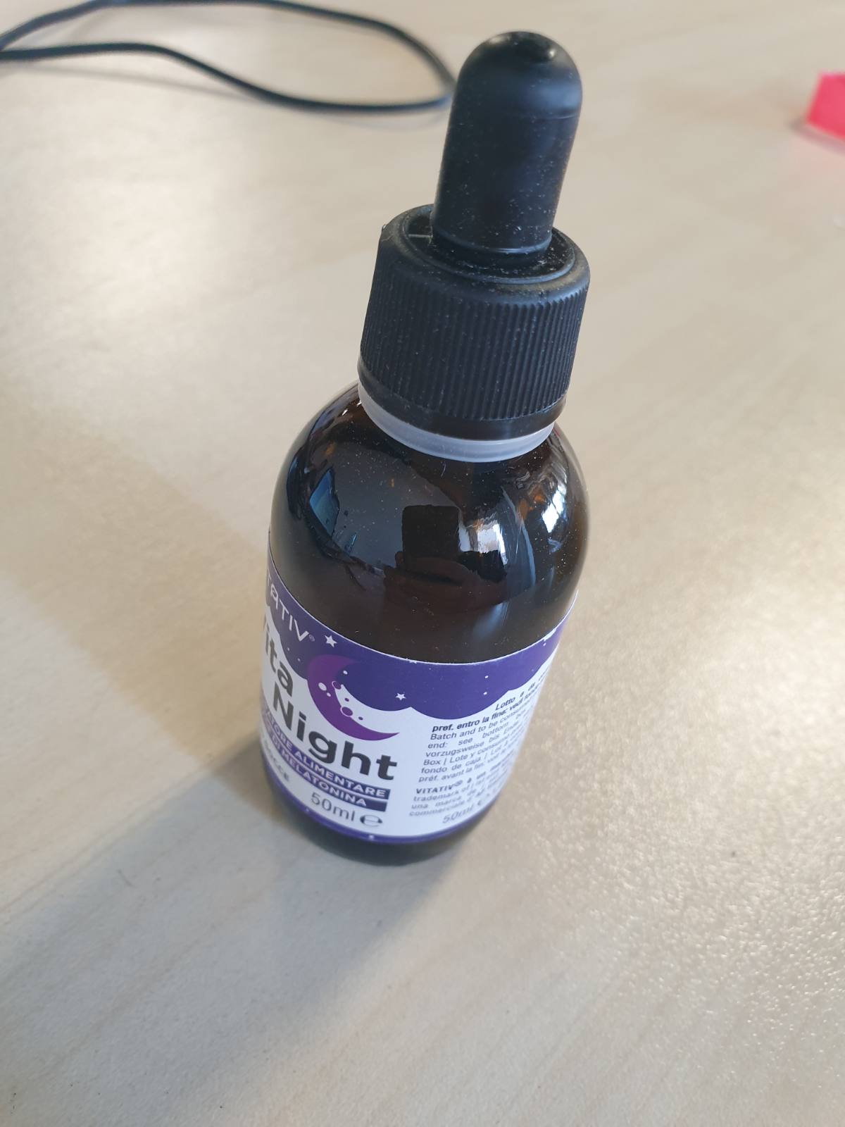 272495 - VITATIV® VITA NIGHT Pika të Pastra Melatonine për Gjumë | 50ml | 1000 Pika | Bërë në Itali
