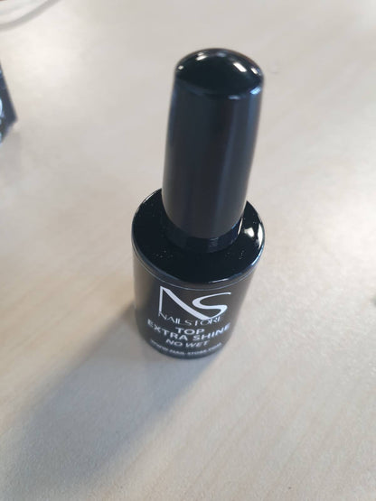 272501 - NAILSTORE Izolues thonjsh me shkëlqim pa shpërndarje, Shtresë profesionale për xhel dhe llak gjysmë të përhershëm, përfundim me shkëlqim, 15ml