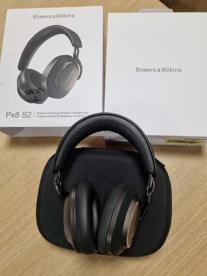 272528 - BOWERS & WILKINS PX8 S2, KUFJE PA TEL ME ANULIM ZHURME, AUDIO BLUETOOTH, 30 ORË RIPRODHIM, TË ZEZA ONIKS
