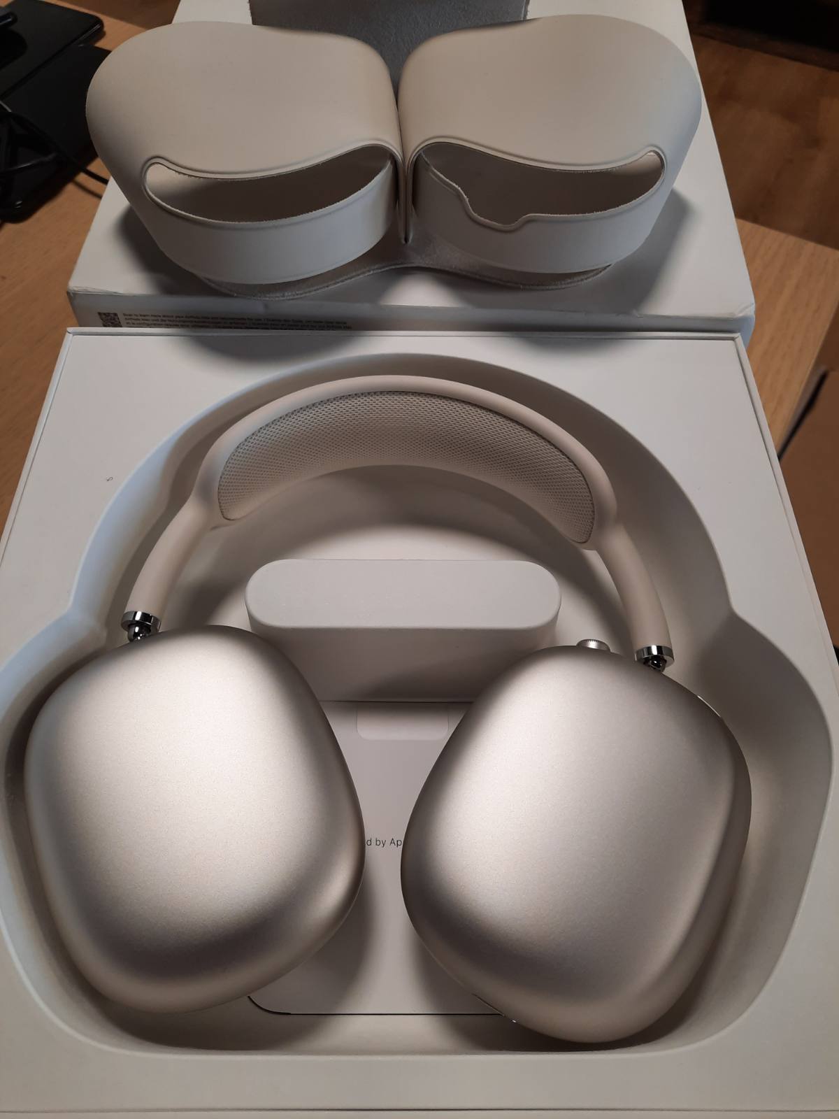 272557 - APPLE Kufje pa tel AirPods Max 2 mbi vesh, anulim aktiv i zhurmës, audio adaptive, audio hapësinore e personalizuar, përkthim i drejtpërdrejtë, kufje Bluetooth për iPhone – Starlight
