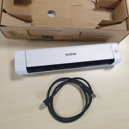 272695 - BROTHER Skaner celular DS-740, A4, përpara dhe prapa, furnizim me energji USB, 15 faqe/min, me ngjyra, bardhë e zi, skanimi në USB