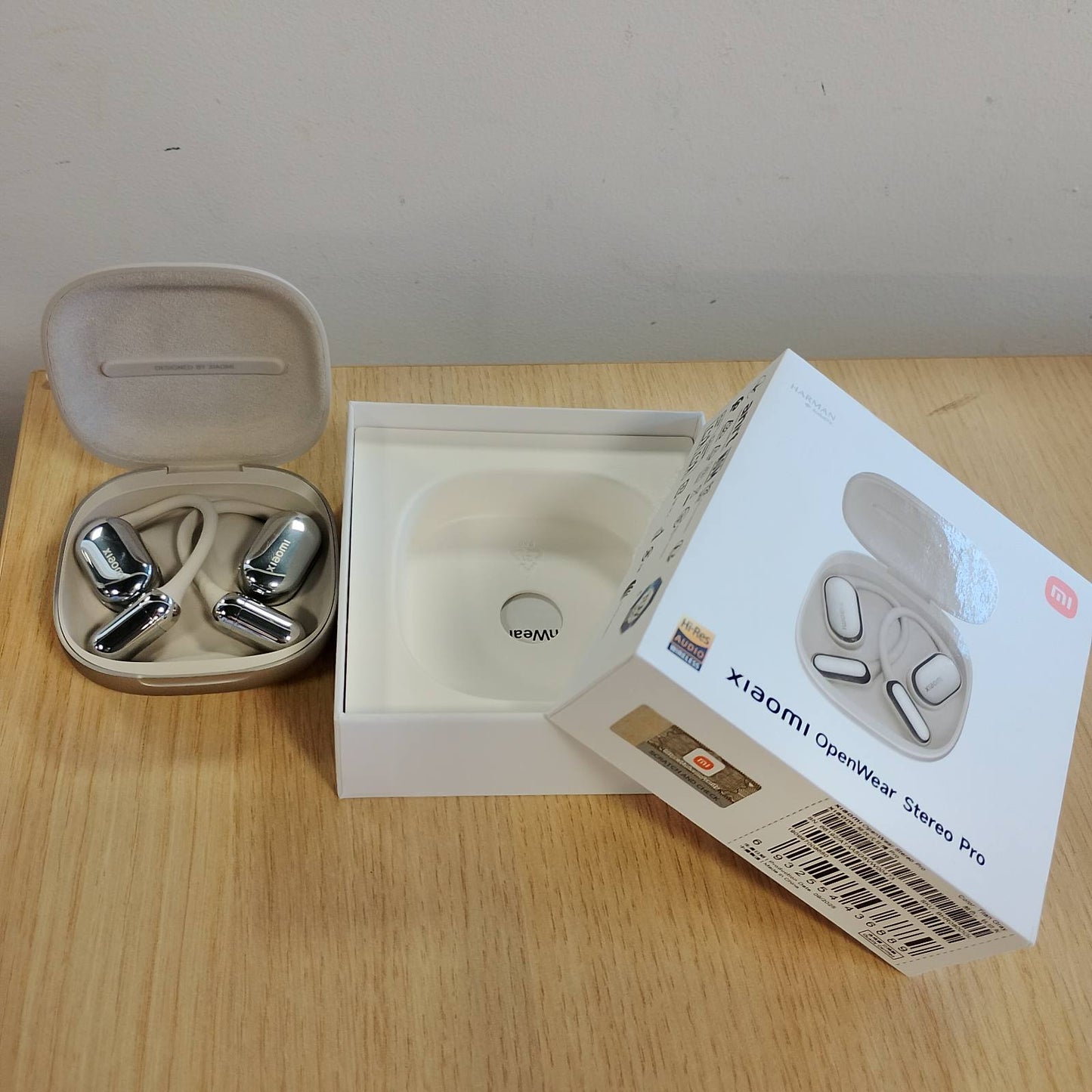 272769 - XIAOMI OpenWear Stereo Pro, Gri Titaniumi, Kufje Bluetooth me Hook, Jetëgjatësi baterie 45 orë, IP54 Rezistent ndaj ujit