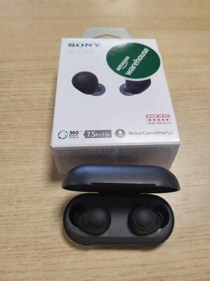272798 - SONY WF-C700N – Kufje pa tel Bluetooth me anulim zhurme, IPX4, deri në 20 orë jetëgjatësi baterie, karikim i shpejtë, iOS dhe Android, të zeza