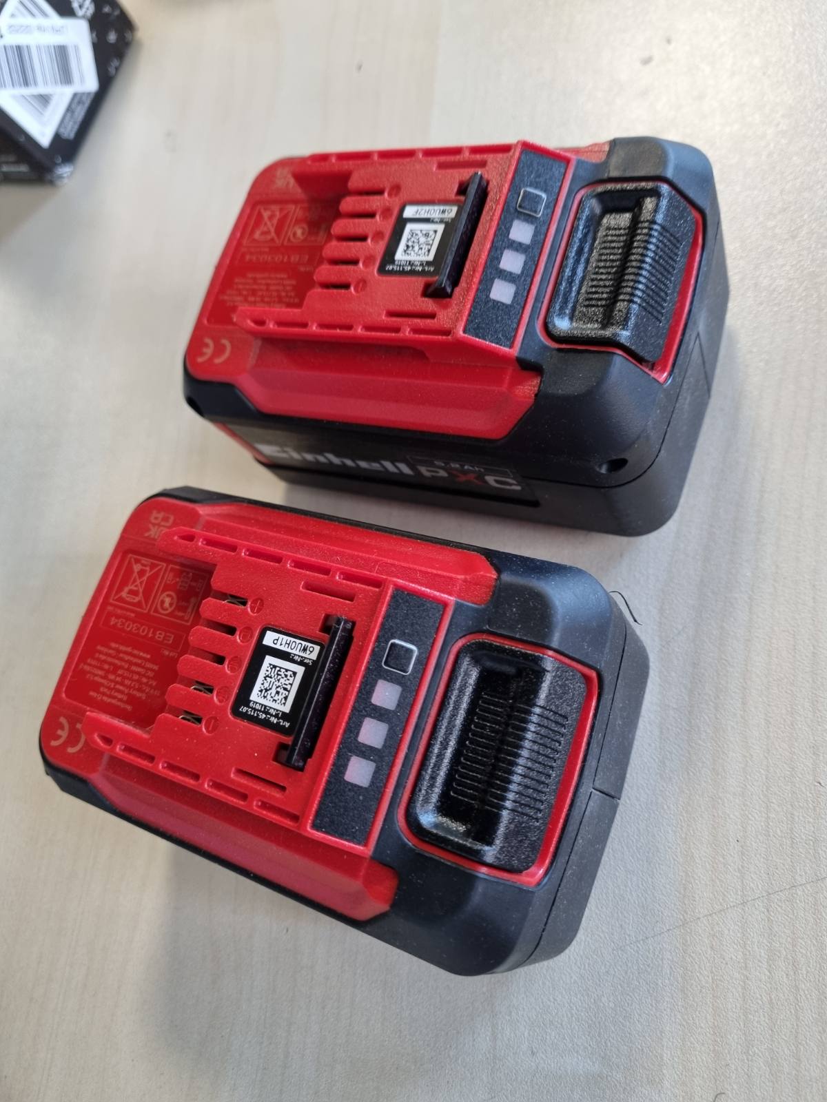 272829 - EINHELL PXC TWINPACK 5.2 AH - Bateri origjinale Li-Ion, 18 V, 2 x 5.2 Ah, universale për pajisjet PXC, menaxhim proaktiv i baterisë