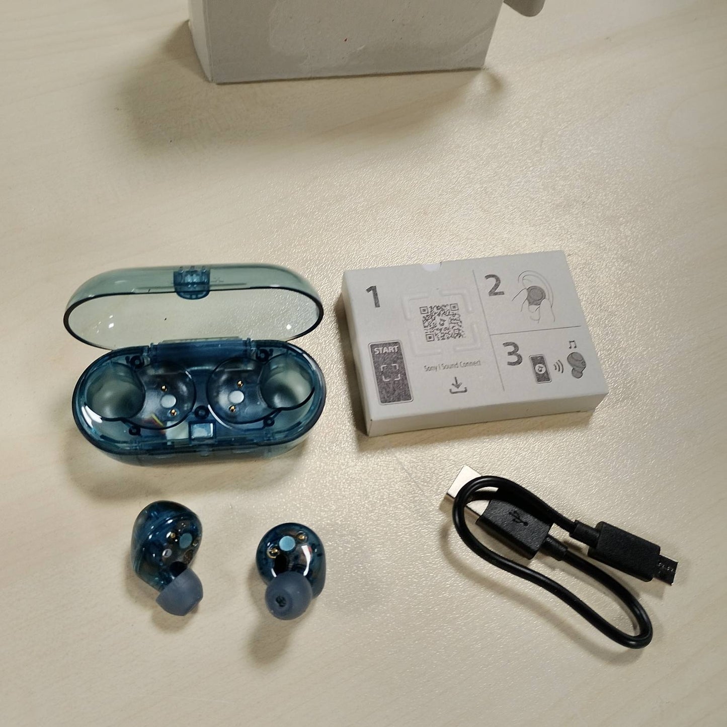 272899 - SONY Kufje WF-C710 Truly Wireless me Anulim Zhurme (Blu)
