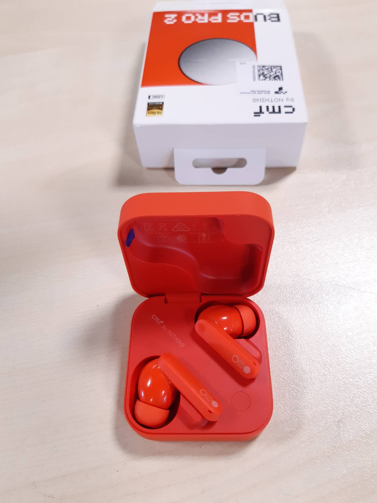 273011 - CMF Kufje pa tel nga Nothing Buds Pro 2 me zë Hi-Fi, anulim aktiv të zhurmës hibride 50 dB, 6 mikrofona HD dhe efekt audio hapësinor, 2025 - Portokalli