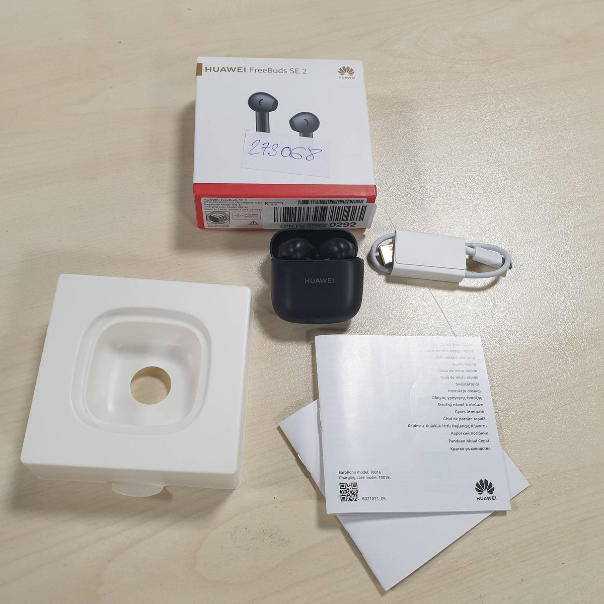 273068 - HUAWEI Kufje pa tel FreeBuds SE 2, jetëgjatësi baterie deri në 40 orë, të lehta dhe të rehatshme, rezistente ndaj ujit, grafit i zi