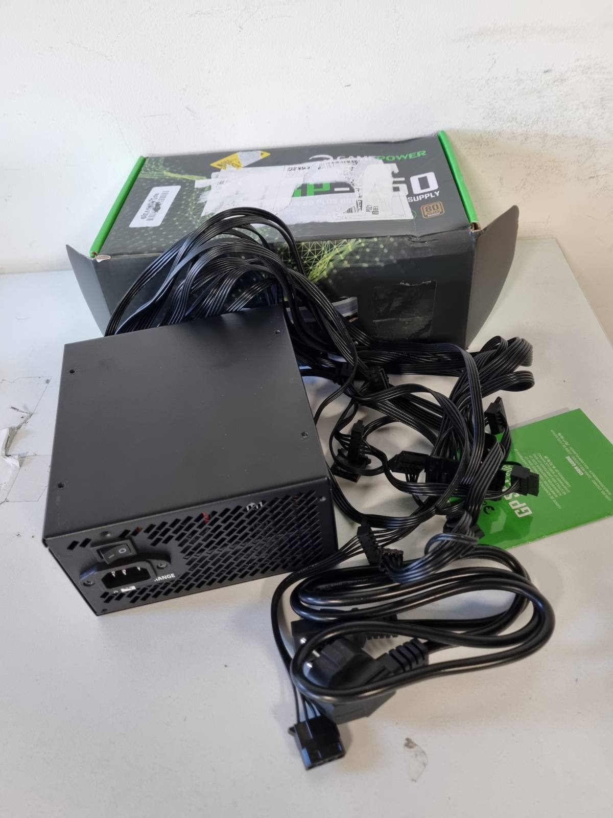 273105 - GAMEPOWER Furnizim me energji ATX GP-650, 650W, 80 Plus Bronze, ventilator 140 mm, efikasitet deri në 85%