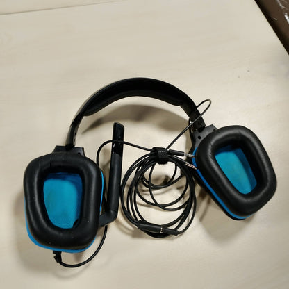 273119 - LOGITECH Kufje për Lojëra G432, Sound Surround 7.1 DTS:X 2.0, Drajverë 50 mm, Port USB dhe 3.5 mm, Mikrofon i Hapshëm, I Lehtë, PC/Mac/Xbox One/PS4/Switch - Blu/E Zezë