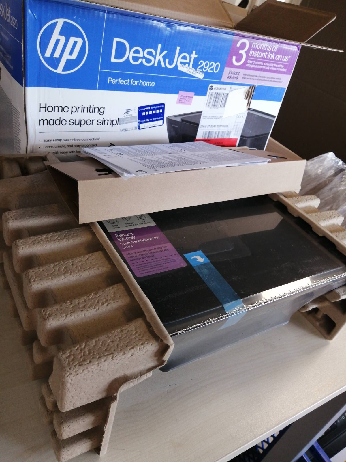 273128 - HP Printer Shumëfunksional DeskJet 2920, 89F97B, Bojë me Ngjyra A4, Printim Manual Dupleks, 7.5 ppm, Wi-Fi, 3 Muaj Bojë e Menjëhershme e Përfshirë, E Zezë