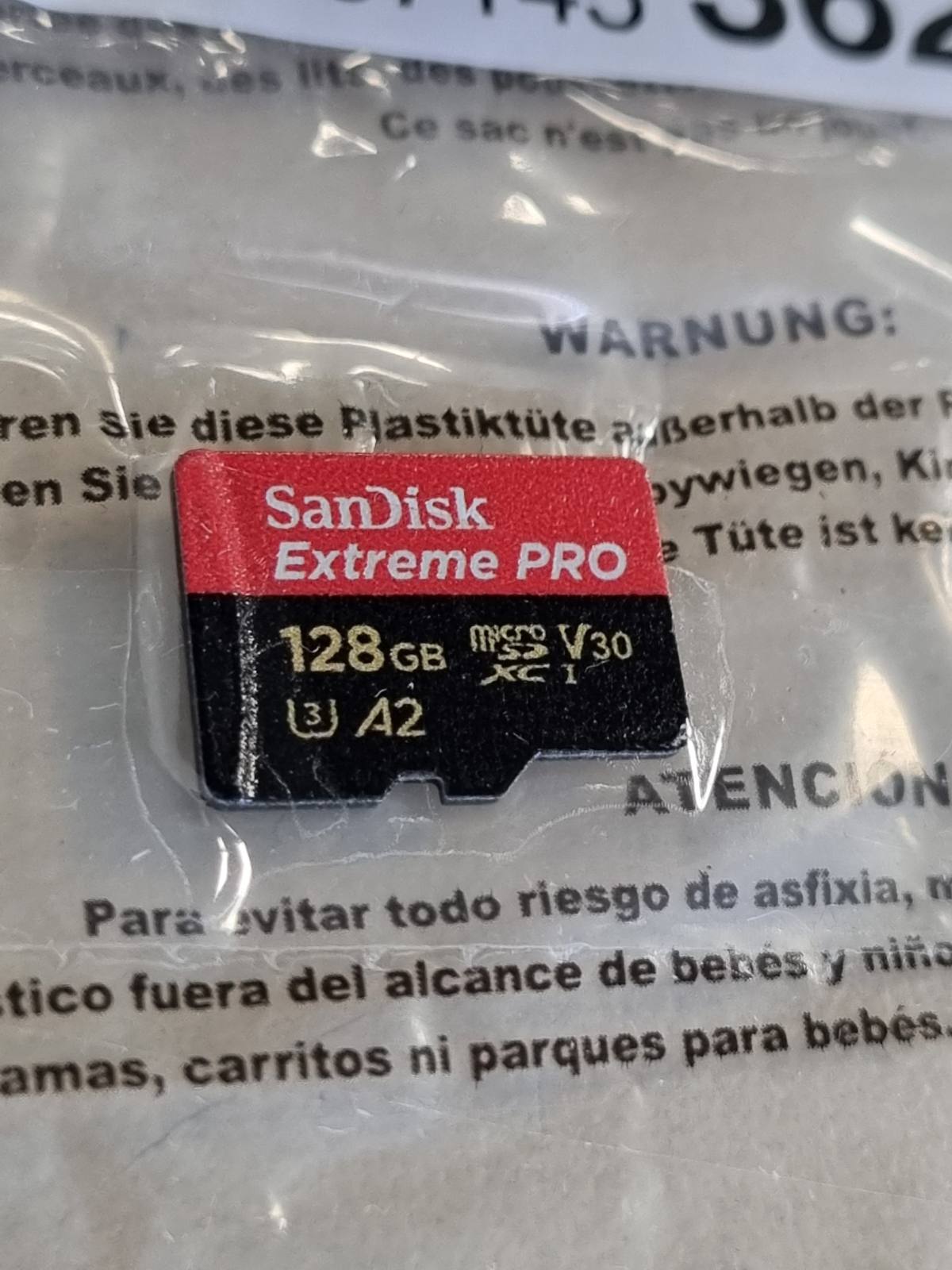 273153 - SANDISK Kartë 128GB Extreme PRO microSDXC + Adaptor SD + RescuePro Deluxe, deri në 200MB/s, Performancë Aplikacioni A2 UHS-I Klasa 10 U3 V30