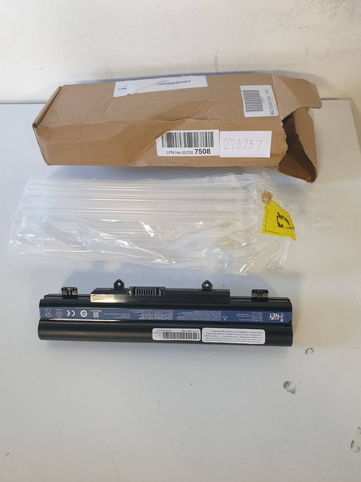273257 - NET Bateri e re AL14A32 e pajtueshme me laptopin Acer Aspire V3-472P V3-472PG V3-572 V3-572G V3-572P V3-572PG EXTENSA 2509 2510 2510G TravelMate P276 M-MG [2000 mAh]
