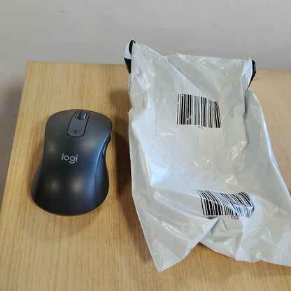 273290 - LOGITECH Maus i majtë pa tel Signature M650 L, për duar të mëdha, klikime të heshtura, Bluetooth, i pajtueshëm me shumë pajisje - Gri