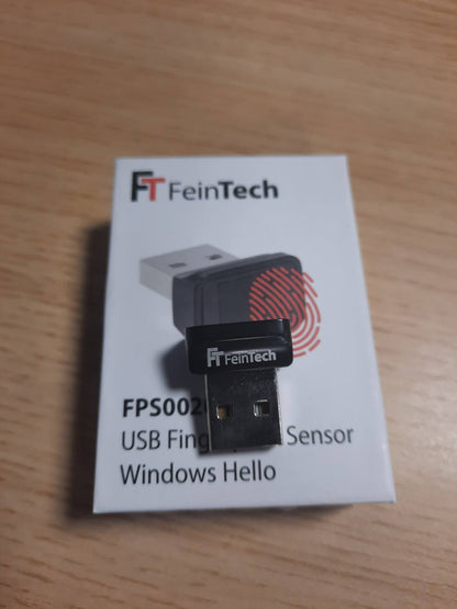 273391 - FEINTECH Sensori i gjurmëve të gishtave FPS00200 USB për lexuesin e gjurmëve të gishtave Windows Hello, i zi