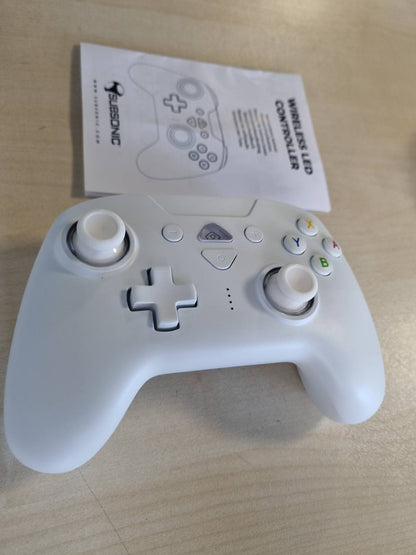 273476 - SUBSONIC Kontrollues pa tel për Switch dhe Switch 2, Bluetooth, LED, dridhje, xhiroskop 6 boshte, i bardhë