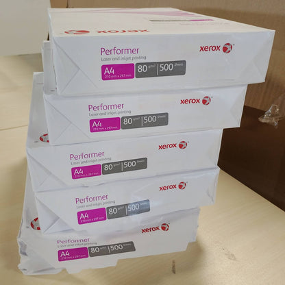 273530 - XEROX Letër Shumëfunksionale Performer, 80 g/m², A4, 1 kuti, 5 pako, 2500 fletë, 003R90649, e bardhë