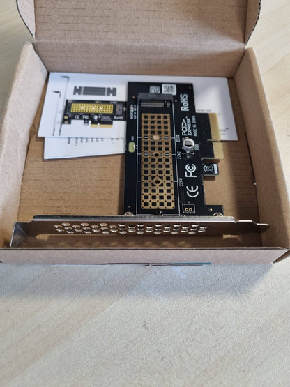 273661 - GLOTRENDS PA09-HS Përshtatës NVMe në PCIe 4.0 x4 me Radiator për SSD 2280/2260/2242/2230 M.2 NVMe