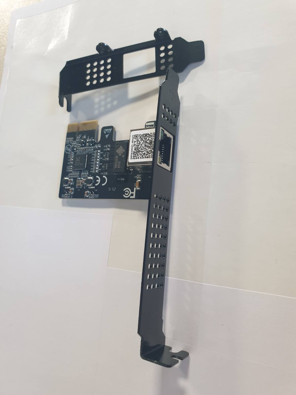 273723 - Kartë Kontrolluesi i Rrjetit Ethernet PCIe 5 Gigabit 10/100/1000/1G/2.5G/5G, Konektor RJ45 dhe çipset REALTEK RTL8126