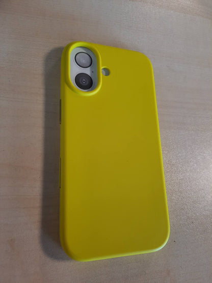 273798 - elago Mbështjellëse magnetike prej silikoni të lëngshëm për iPhone 17 (6.3") – e pajtueshme me MagSafe, rezistente ndaj goditjeve, e hollë, me përfundim të butë me prekje (e verdhë neoni)