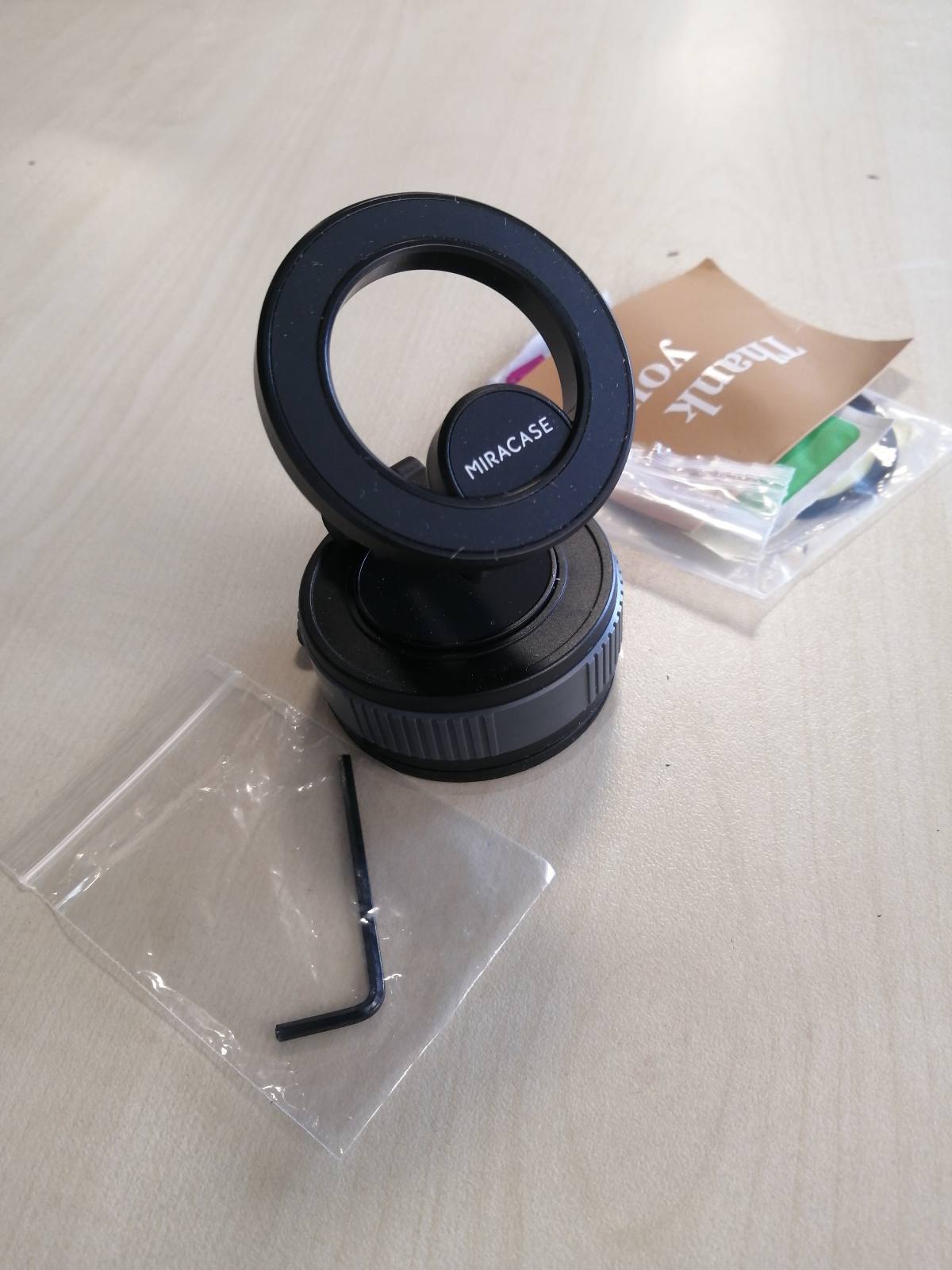 273852 - MIRACASE Mbajtëse Telefoni për Makinë për Magsafe, Thithje Ultra e Fuqishme, 360° për iPhone 17 16 15 14 13 12 Pro Max