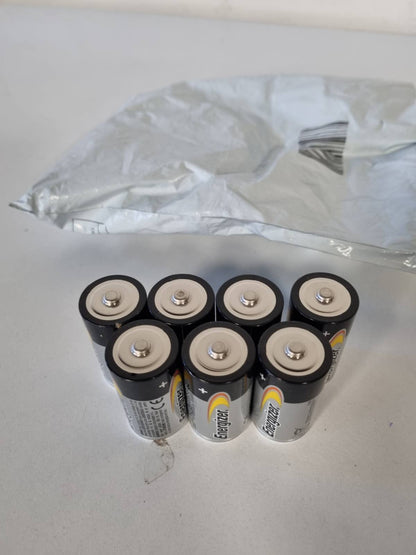 273926 - ENERGIZER Bateri Alkaline Power C (Pako me 8), Alkaline, Energji afatgjatë, Paketim 100% i riciklueshëm, Jetëgjatësi 7-vjeçare