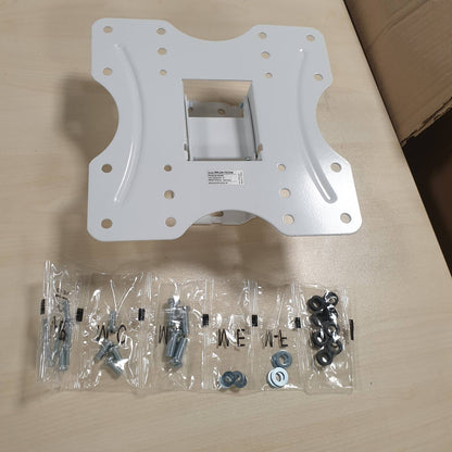 274034 - PUREMOUNTS Mbështetëse muri për TV, Rrotullim dhe anim universal për TV dhe monitorë 23-42 inç deri në 30 kg, maks. VESA 200x200 mm, e bardhë