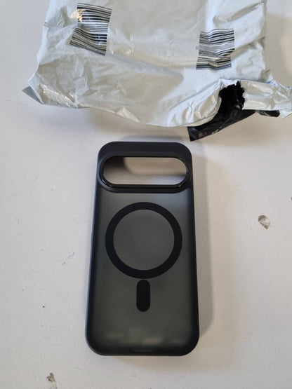 274049 - DOMAVER Mbulesë mbrojtëse magnetike për Google Pixel 10/10 Pro, e pajtueshme me MagSafe, mbrojtje nga rënia e gradës ushtarake, e hollë, transparente, me pjesën e pasme mat, e zezë
