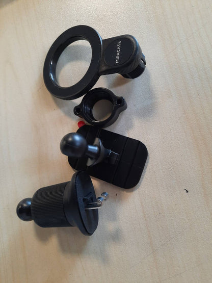 274054 - Miracase Mbajtëse telefoni për makinë 2 në 1 për Magsafe 2026, magnet super magnetik që rrotullohet 360° për iPhone 17, 16, 15, 14, 13, 12 Pro Max